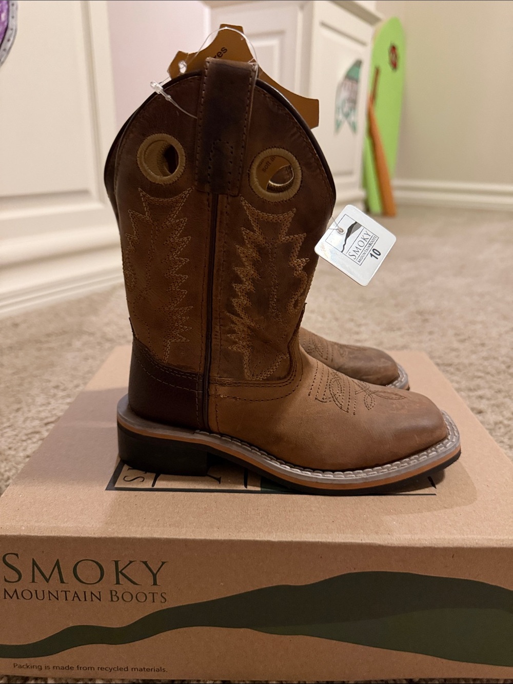 Kids Western Boot- Size 10